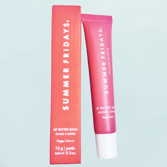 Poppy (1 pack) Summer Fridays Lip Butter Balm Conditioning Lip Mask New in box - Picture 1 of 2